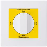 UP-Drehschalter kallysto.pro für Rauchabzug Text deutsch weiss