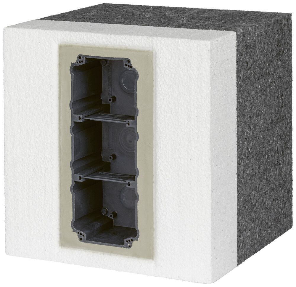 Geräteträger mit Einlasskasten Gr.I-I-I/E 260…300mm