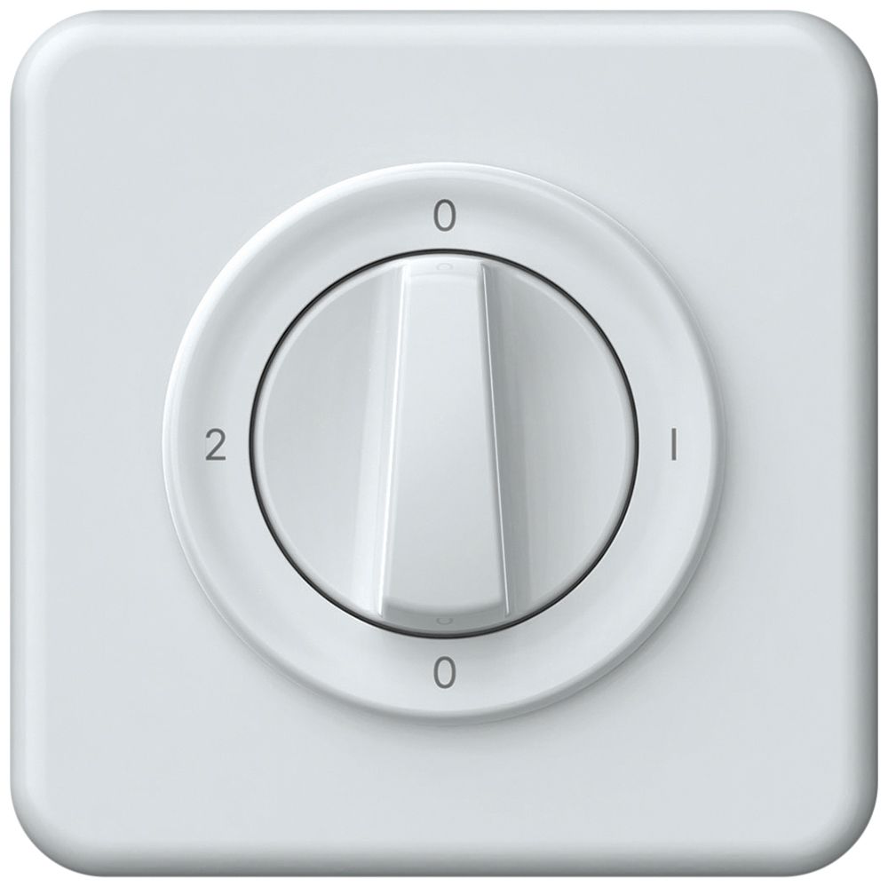 UP-Drehschalter origin Umschalter 2/1L 16A 250V 0-1-0-2 92×92mm weiss