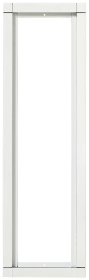 Cornice combinato Siedle, in alluminio, 431×131×15mm, bianco