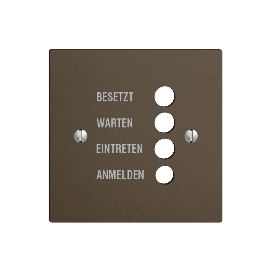 Frontplatte EDIZIOdue coffee deutsch