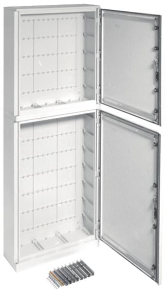 Coffret mural Hager Orion.Plus 444 modules 12 rangs 37UM 850×2050×300mm gr