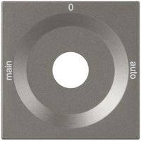 Frontplatte für Drehschalter magnesium MAIN-0-AUTO