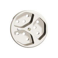 Frontscheibe FH 3×T13 weiss Ø58mm mit Linse