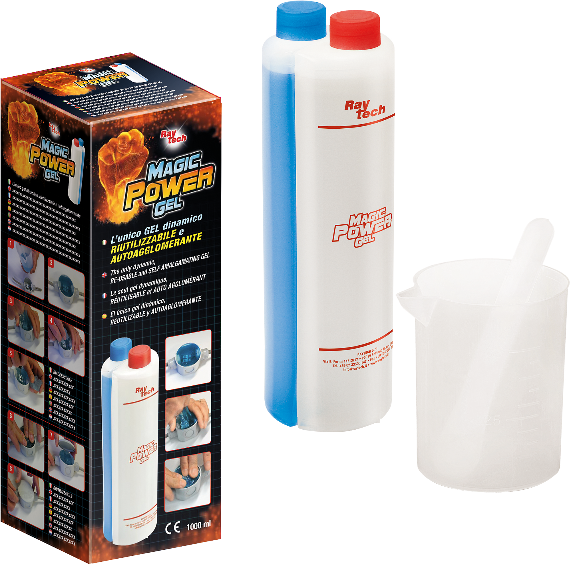 Isolierender Elastomer Raytech MAGIC POWER GEL 1L