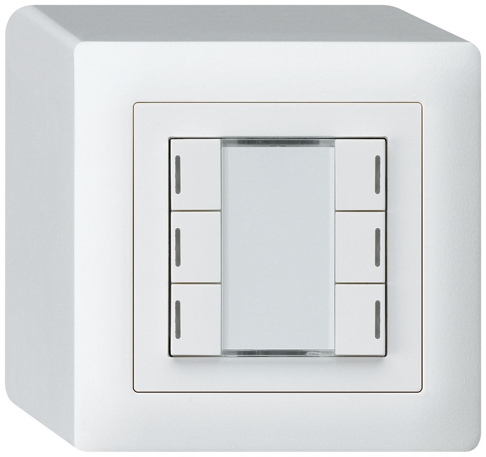 Poussoir AP kallysto KNX 6×blanc LED RGB s/e-link