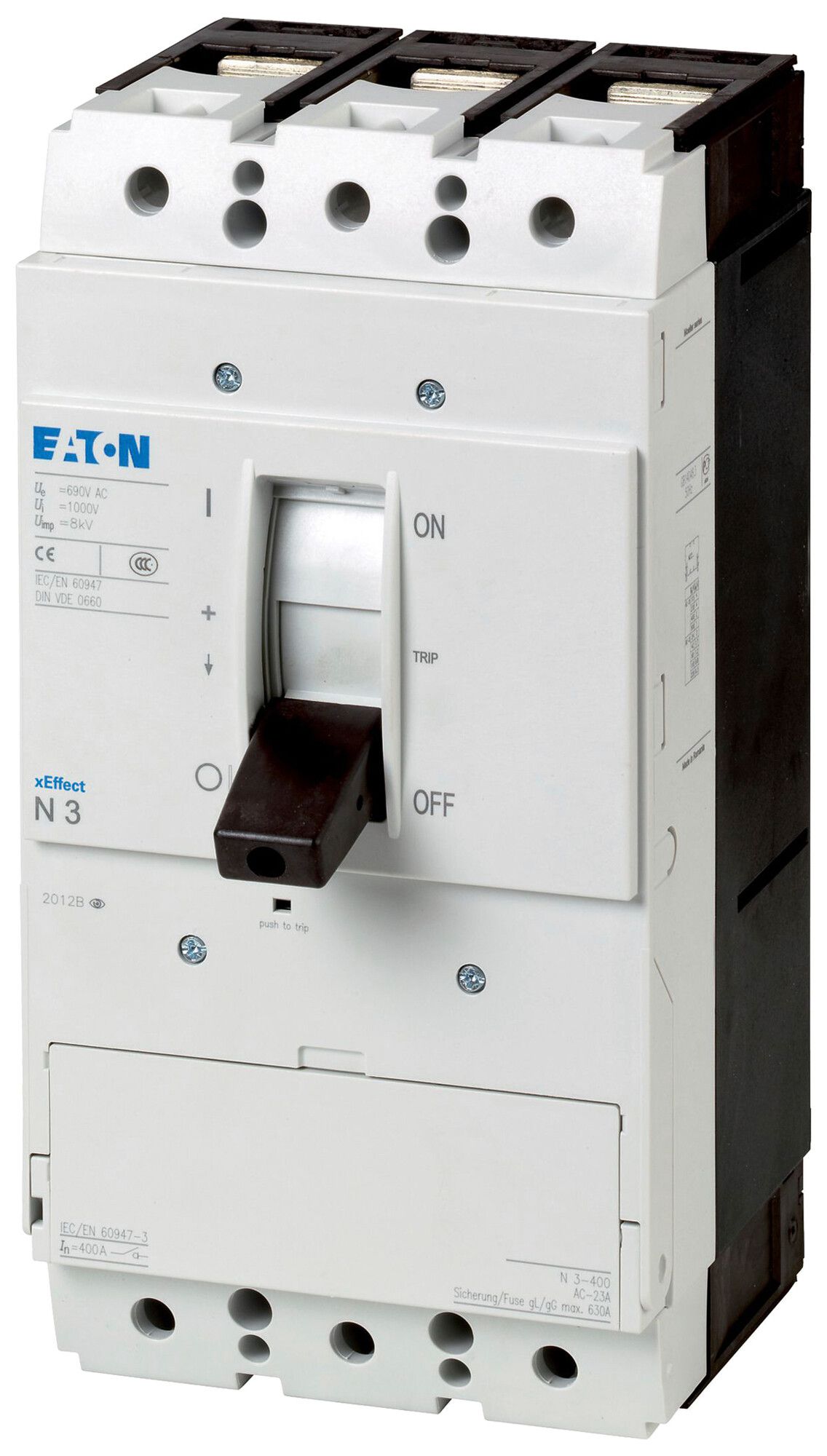 AP-Lasttrennschalter Eaton PN3-400 3P 400A 690V schwarz