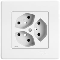 UP-Montageset EDIZIO.liv SNAPFIX® für 3×T13 getrennt Shutter ws