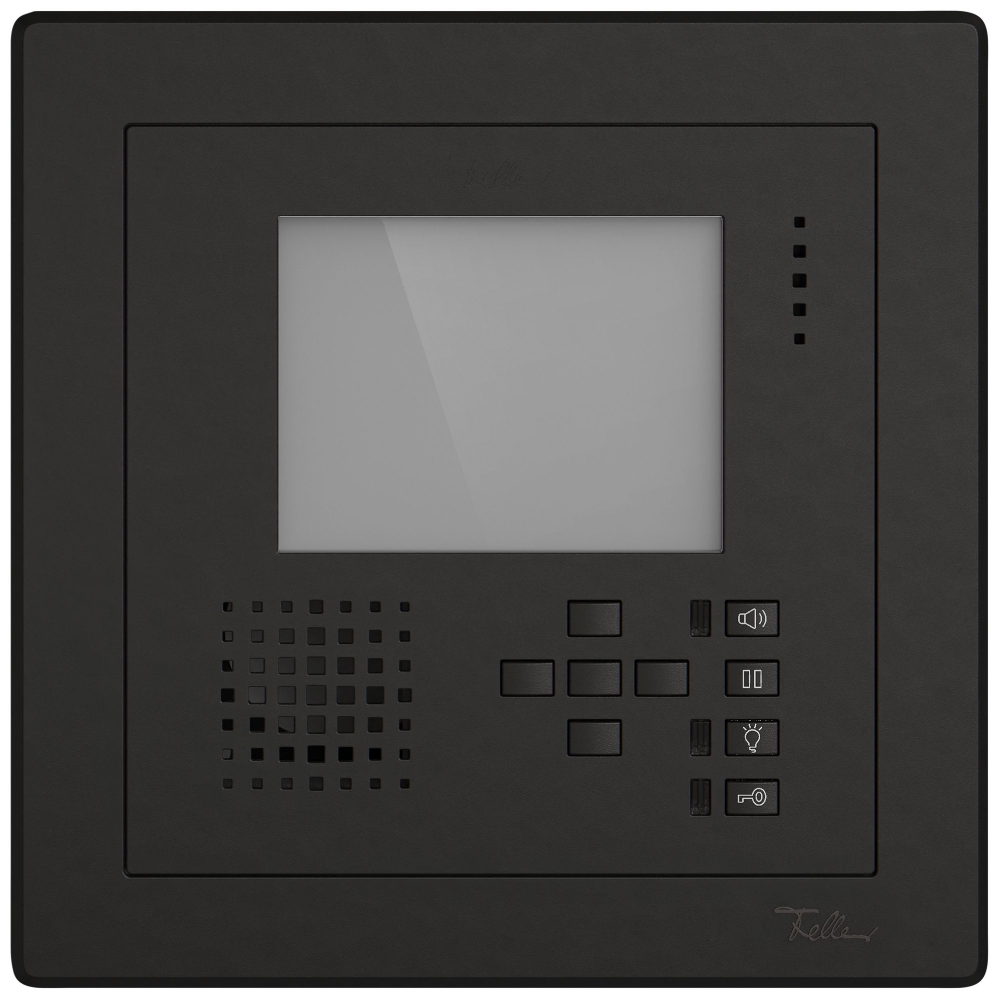 Poste mains-libres vidéo ENC EDIZIO.liv ouvre-porte fonctions commut.no