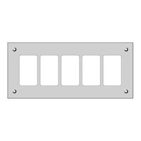 Montageplatte FH FLF 1×5 schwarz