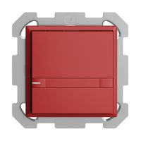 UP-Taster KNX 1-fach EDIZIOdue colore berry RGB mit LED mit Papiereinlage