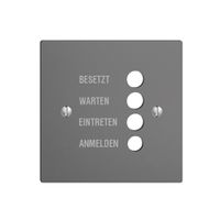 Frontplatte EDIZIOdue dunkelgrau deutsch