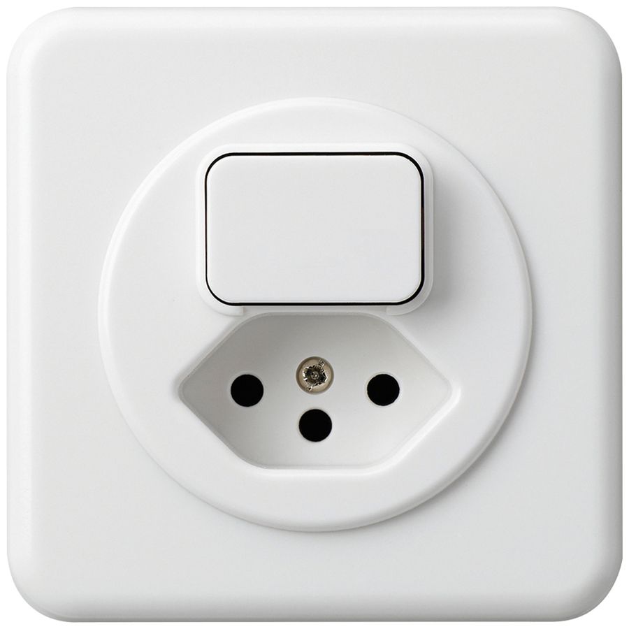 UP-Kombination I basico LR+Typ 13 Phasenabschnitt 20…400W/VA weiss