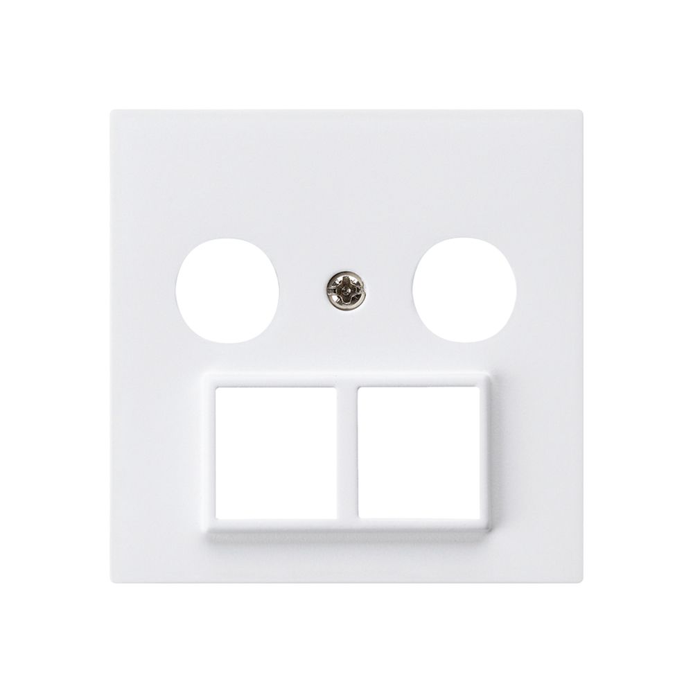 Frontplatte HMS kallysto für R/TV weiss