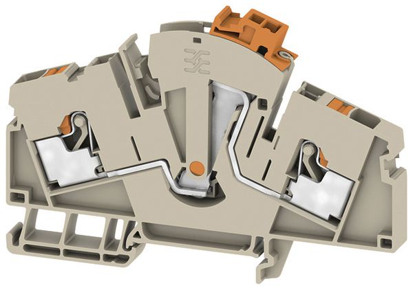 Borne de test sectionnable WM ATTB 6 PUSH IN 6mm² TS35 be