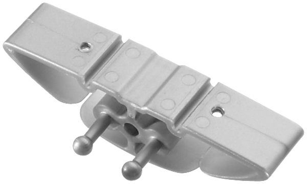 Support horizontal pour caniveau de câble MH argent