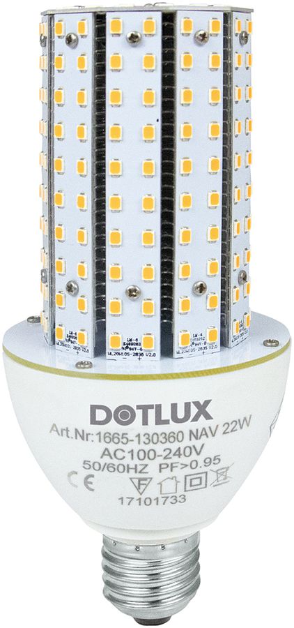 Lampe LED DOTLUX RETROFITprotect, E27 18W 2880lm 4500K