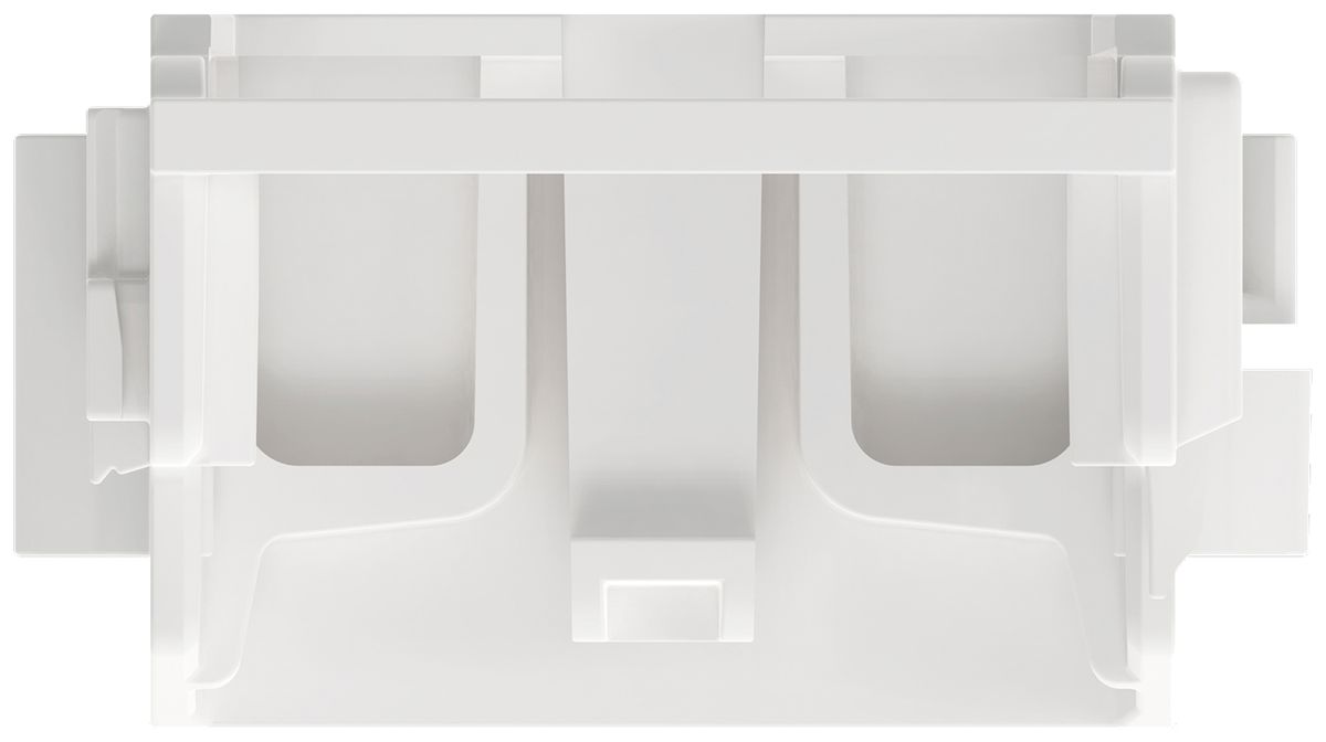 Befestigungsadapter WAGO o.Zugentlastung für 10×4mm² TH35 ws