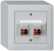 Presa AP audio kallysto 2×grigio chiaro morsetto per 2 altoparlante