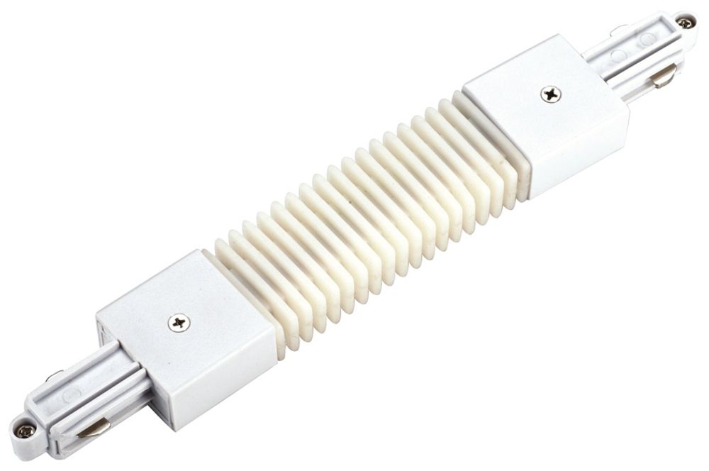 Flex-Verbinder SLV für 1-Phasen Stromschiene, weiss