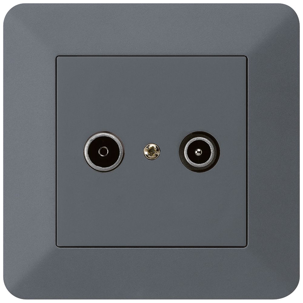 Prise de passage ENC kallysto.trend R/TV 19dB anthracite