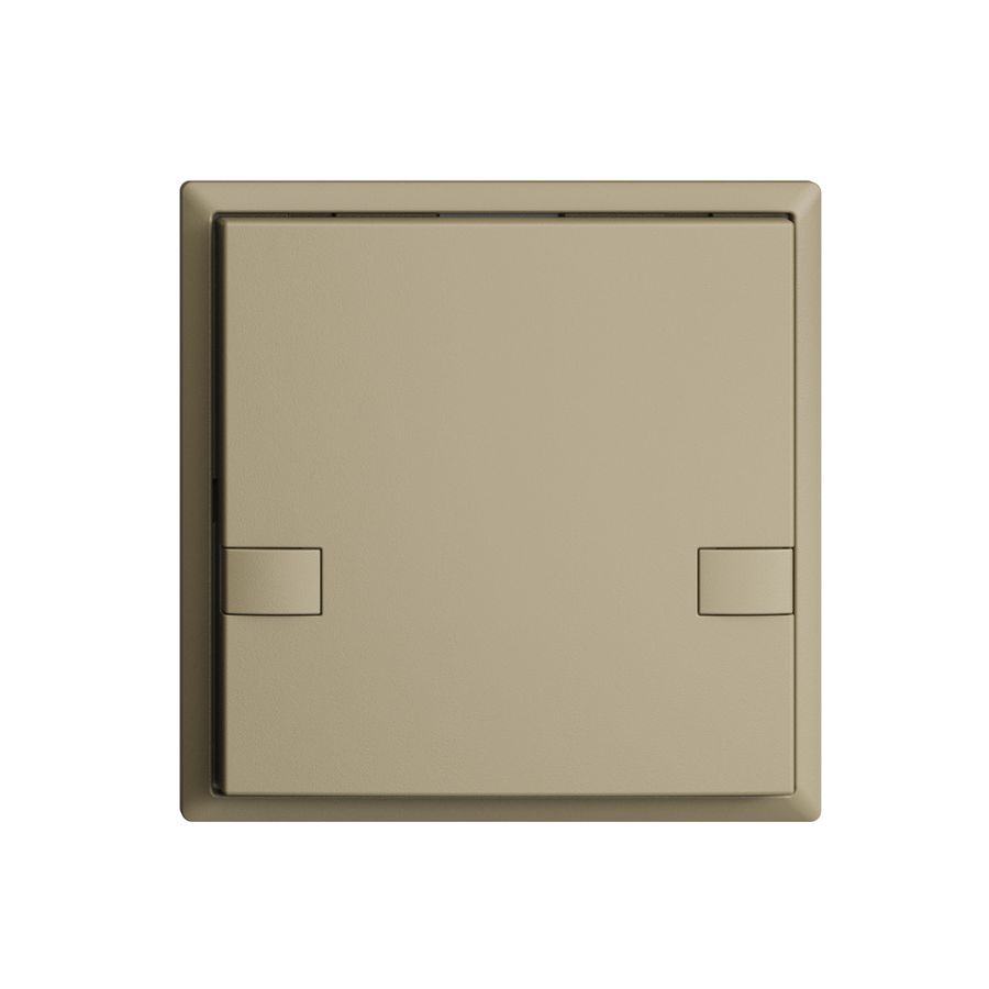 Poussoir ENC KNX 1× EDIZIOdue colore sand RGB sans LED