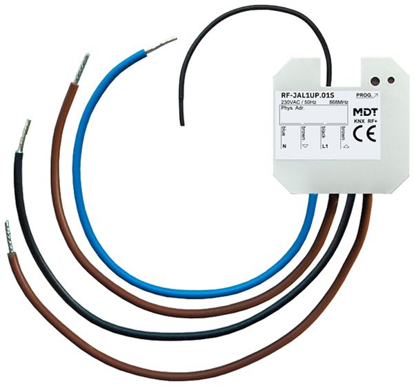 EB-Jalousieaktor KNX RF+ MDT RF-JAL1UP.01S 1-Kan 10A 300W 230VAC