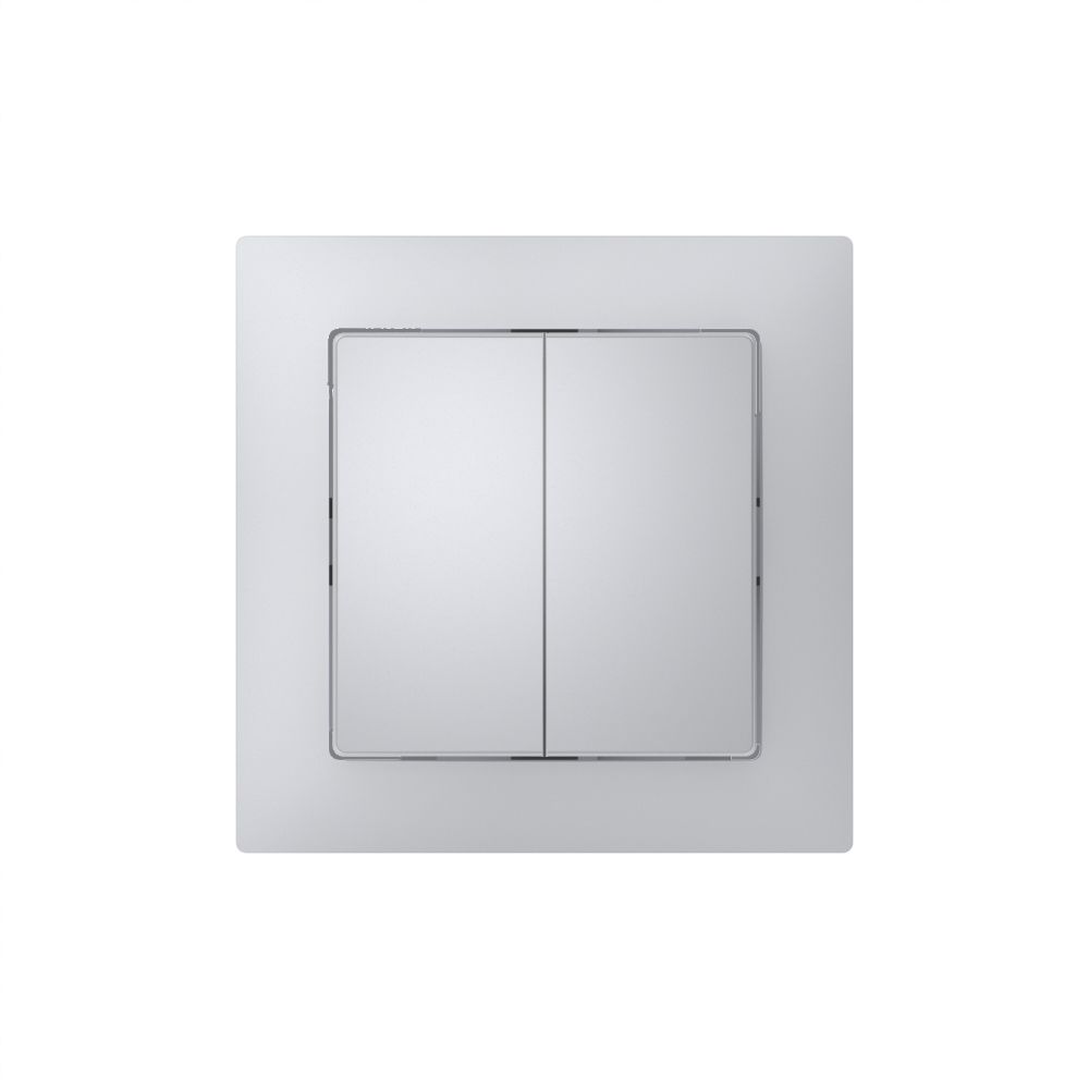 UP-Druckschalter SIDUS E 1/3+3/1L alu