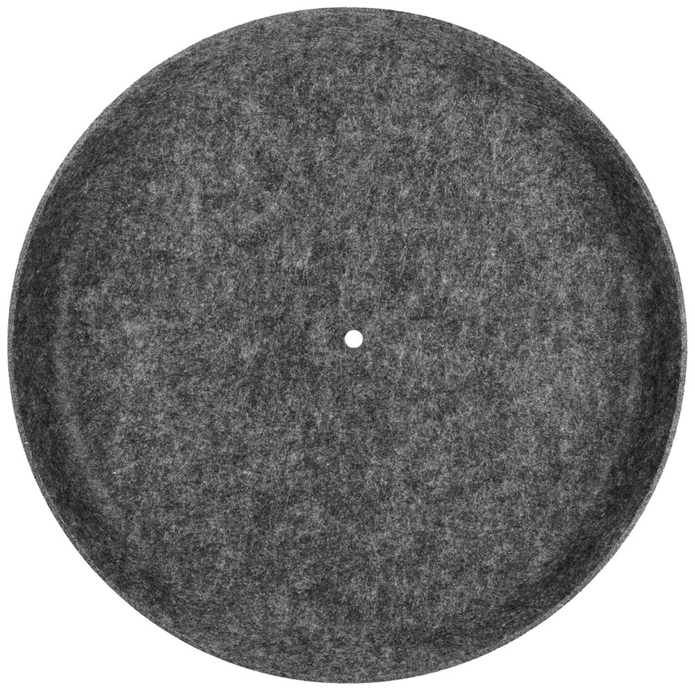 Leuchtenschirm SLV GRIP FLAT rund gerade Filz Ø500×62mm anthrazit unifarbig