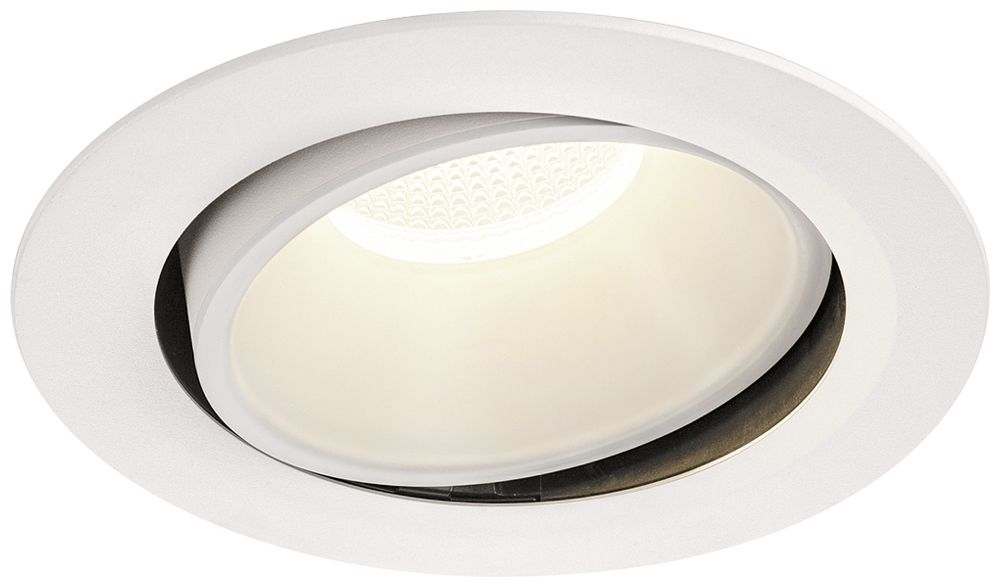 LED-Downlight SLV NUMINOS MOVE XL 37.4W 3800lm 4000K 55° DIM Ø190×118mm ws/ws