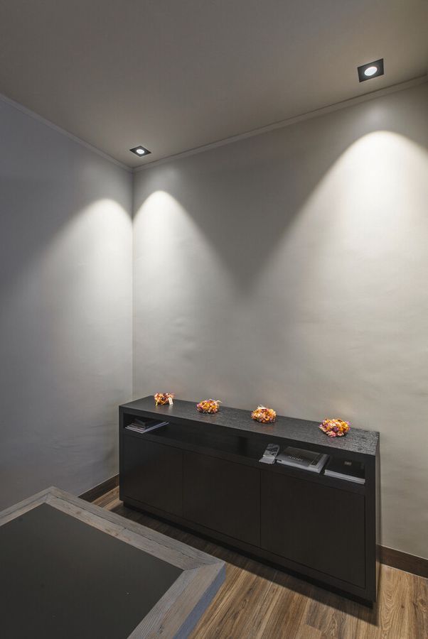 Einbaurahmen SLV NEW TRIA 75 Aluminium 90×90×26mm schwarz