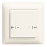 Poussoir ENC ZEP scène 1c/1t station cen-sec.a.LED EDIZIOdue blanc