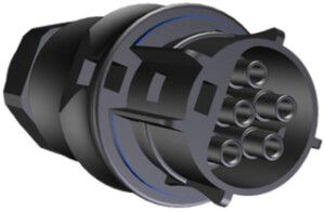 Buchsenteil Wieland 1.5…4mm² 5L, Leitungs-Ø10…14mm, schwarz