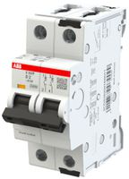 Disgiuntore ABB MCB S300P 2P 415V tipo D 2A Icn 25kA Icu 100kA 2UM