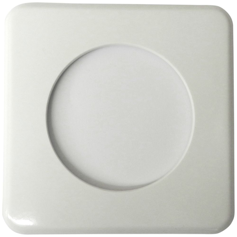 Plaque de recouvrement II 66mm blanc
