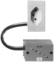 EB-Steckdose T13 L1 orange für Flachkabel Technofil.1 Dose