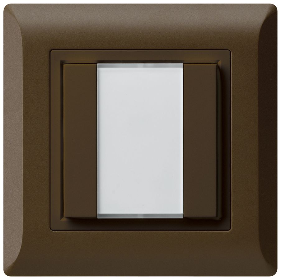 UP-Universaltaster 2×kallysto.line mit LED braun