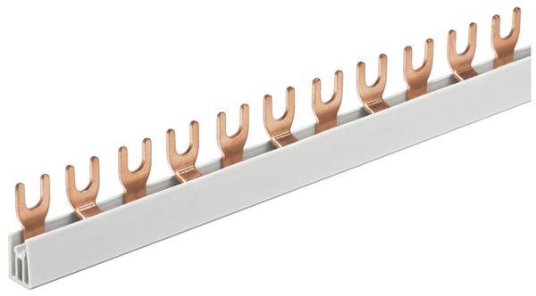 Kammschiene WM G-2L-320/10 18×Gabelform 17.8mm 63A 10mm² grau