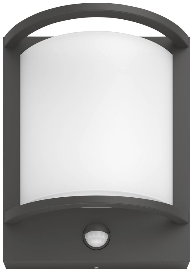 Applique LED Samondra PIR 12W 3000K 1200lm IP44, anthracite
