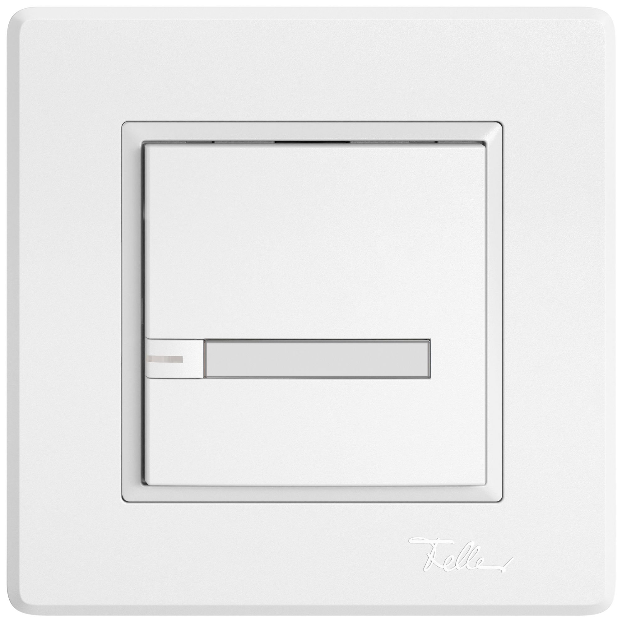 UP-Universaltaster EDIZIO.liv UNI SNAPFIX® 12…48V m.LED blau 1× 1-Tbed.Pap.ws