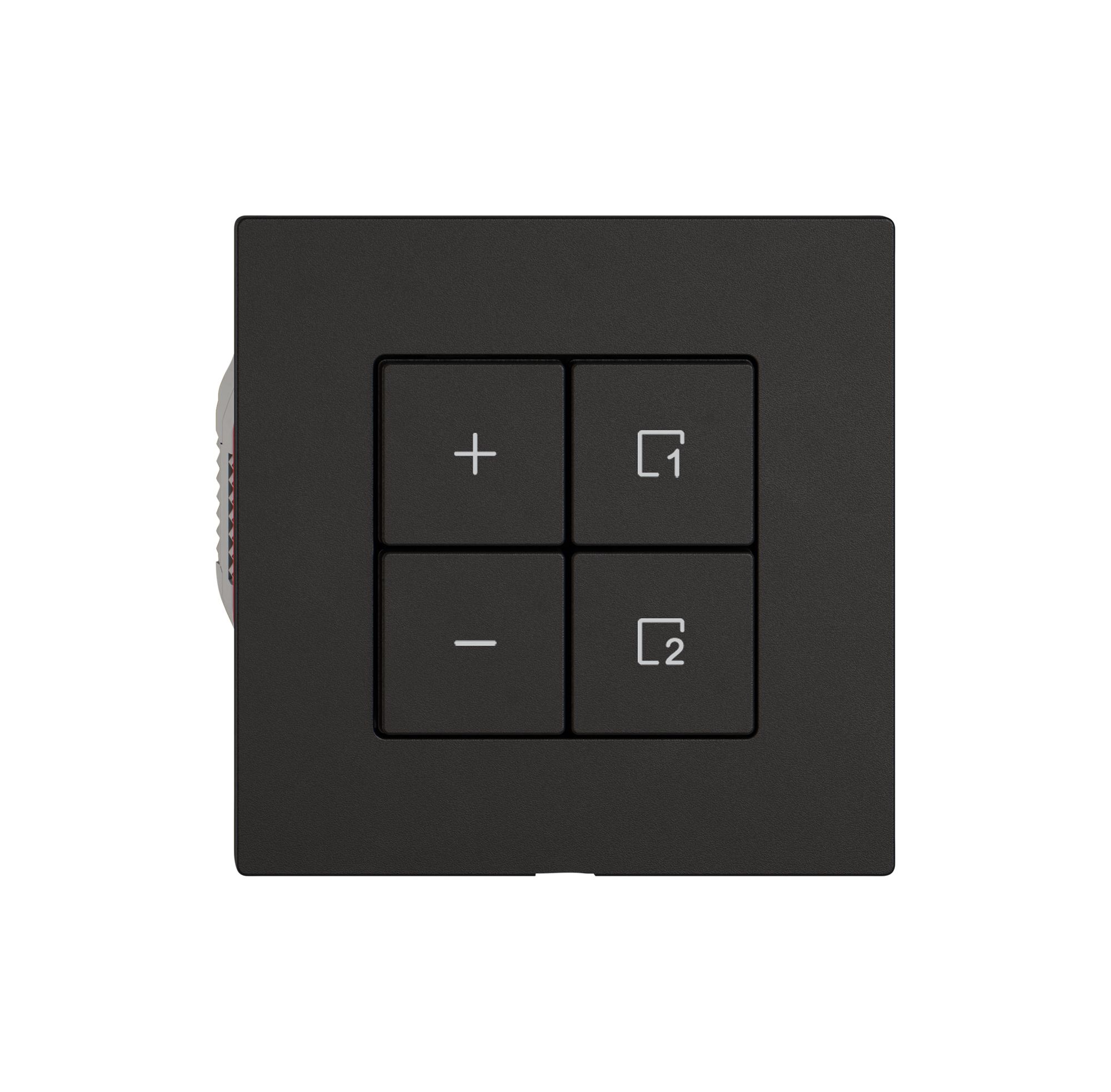 Station secondaire variateur EDIZIO.liv Wiser SNAPFIX® 1 scène 4 touches no