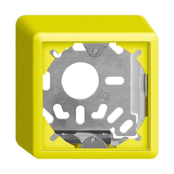 Kappe mit Grundplatte 54mm EDIZIOdue lemon universal