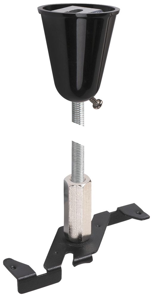 Stababhängung SLV 48V TRACK Stahl schwarz