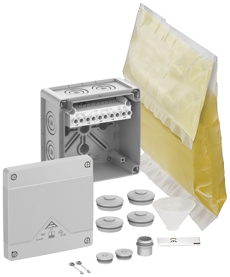 Scatola di derivazione AP Spelsberg Abox Pro XT-6² 127×127×75mm IP68 gr