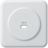 UP-Frontset Hager basico, zu USB-Ladesteckdose Typ C, weiss