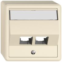 AP-Montageset EDIZIO.liv EASYNET S-One SNAPFIX® schräg 2×RJ45 cr