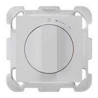 Contatto rotativo INC 0<1/1L grigio chiaro kallysto con manopola