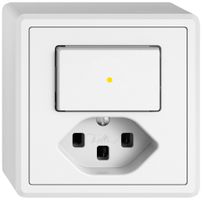 Combinazione AP EDIZIO.liv SNAPFIX® S6L+T23 illuminazione frontale gi bi