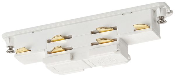 Längsverbinder SLV für AP-Stromschiene S-TRACK DALI 3-phasig weiss