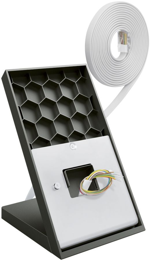 Console de table Hager elcom.touch vidéo, pour interphone